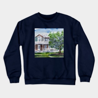 Farmhouse Watercolor Crewneck Sweatshirt